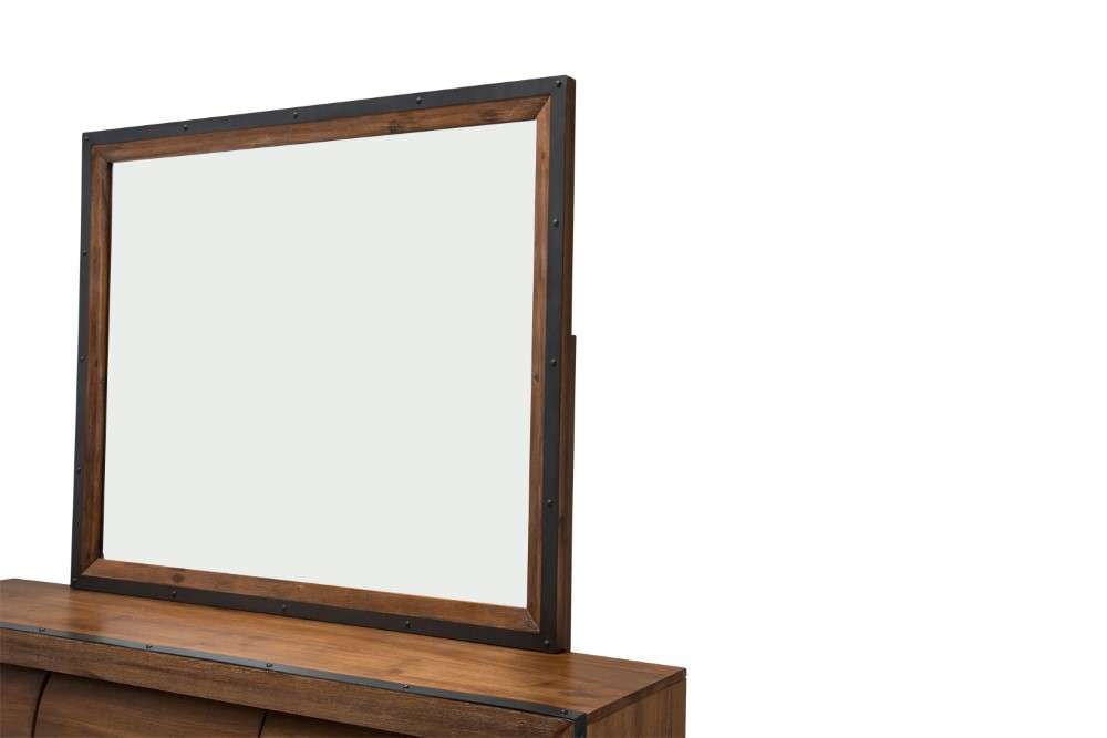 AICO by Michael Amini - Brooklyn Walk - Dresser & Mirror - Burnt Umber - KI-BRKW050-60-408N veiw 5