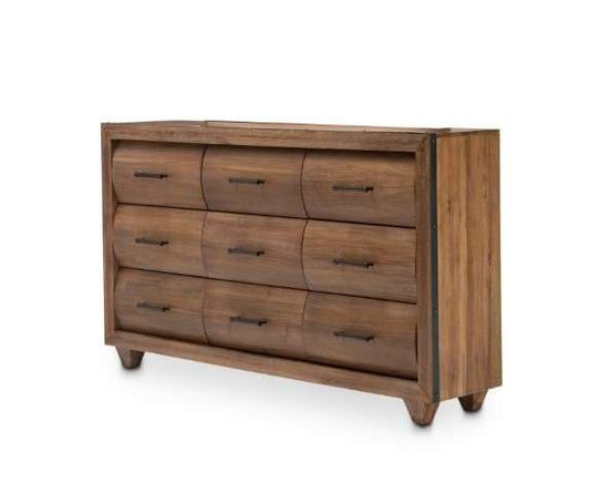 AICO by Michael Amini - Brooklyn Walk - Dresser - Burnt Umber - KI-BRKW050-408 veiw 1