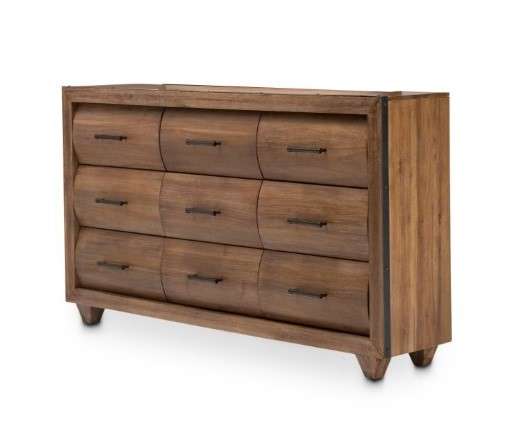 AICO by Michael Amini - Brooklyn Walk - Dresser - Burnt Umber - KI-BRKW050-408N veiw 1