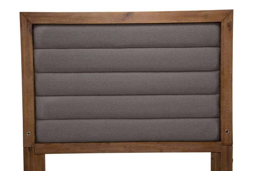 AICO by Michael Amini - Brooklyn Walk - Eastern King Panel Bed with Fabric Insert - Burnt Umber - KI-BRKW014EK-408N veiw 3