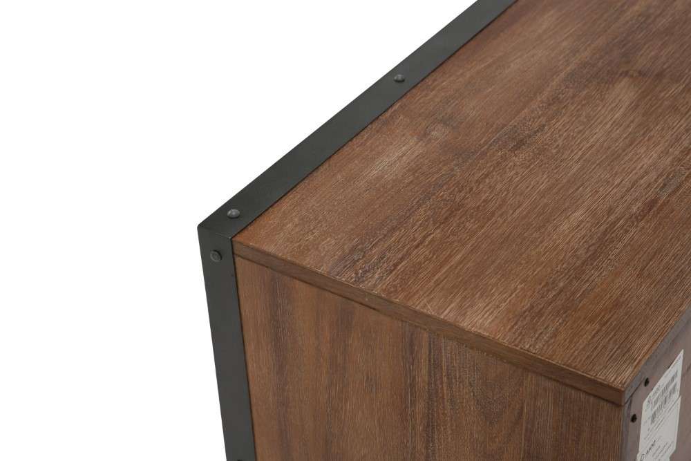 AICO by Michael Amini - Brooklyn Walk - Nightstand, 2 Drawers - Burnt Umber - KI-BRKW040-408N veiw 3