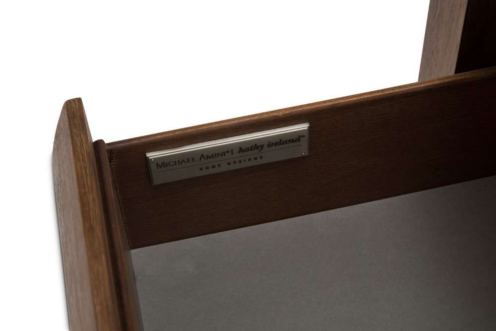 AICO by Michael Amini - Brooklyn Walk - Nightstand, 2 Drawers - Burnt Umber - KI-BRKW040-408N veiw 4