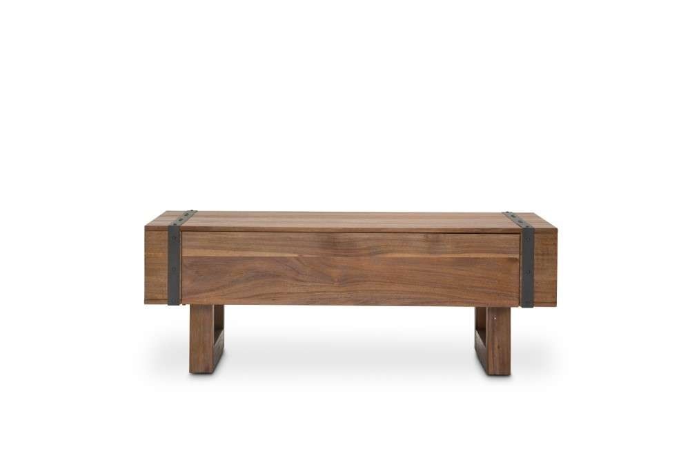AICO by Michael Amini - Brooklyn Walk - Rectangular Cocktail Table - Burnt Umber - KI-BRKW201-408N veiw 2