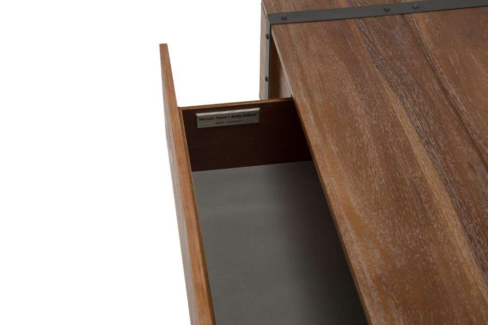 AICO by Michael Amini - Brooklyn Walk - Rectangular Cocktail Table - Burnt Umber - KI-BRKW201-408N veiw 4