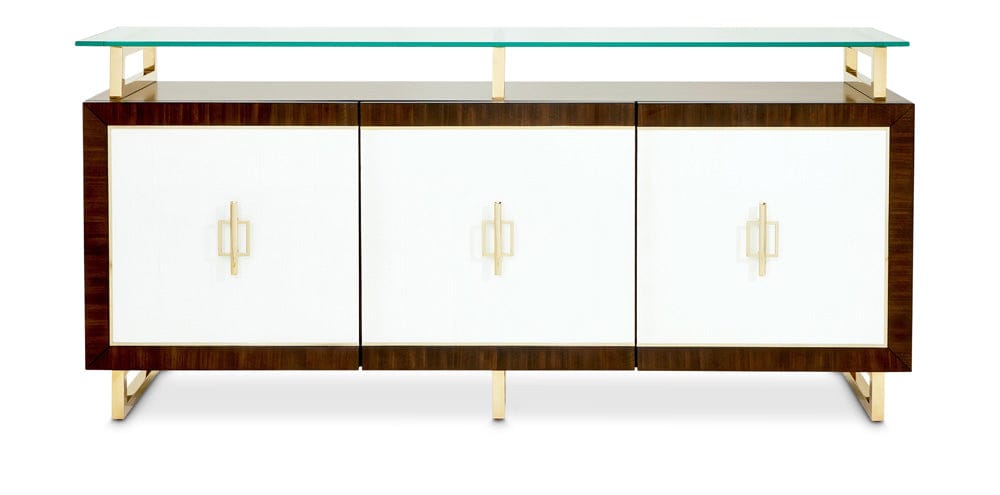 AICO by Michael Amini - Belmont Place Sideboard with Mirror - Espresso - N9085007-260-409 view 3