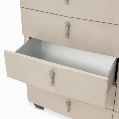 AICO by Michael Amini - Fantosini 10-Drawer Mule Chest - Silver Mist - 9091070SA-823 view 7