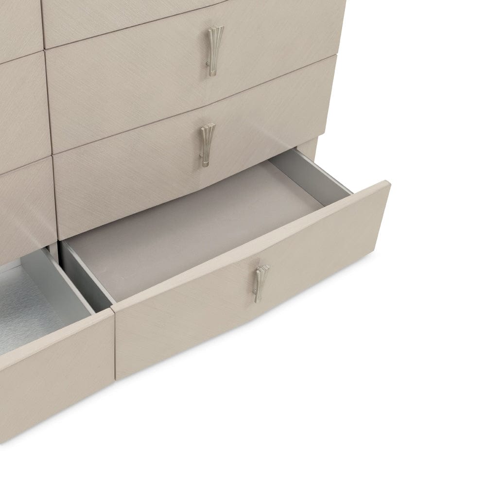 AICO by Michael Amini - Fantosini 10-Drawer Mule Chest - Silver Mist - 9091070SA-823 view 8