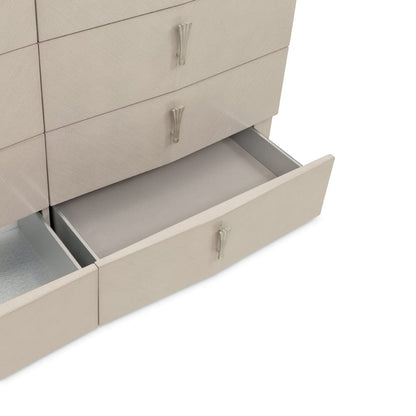 AICO by Michael Amini - Fantosini 10-Drawer Mule Chest - Silver Mist - 9091070SA-823 view 8