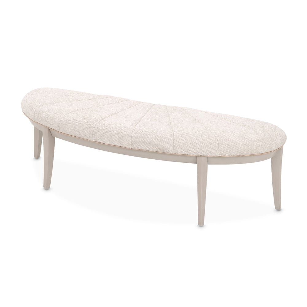 AICO by Michael Amini - Fantosini Bed Bench - Silver Mist - 9091904-823 view 4
