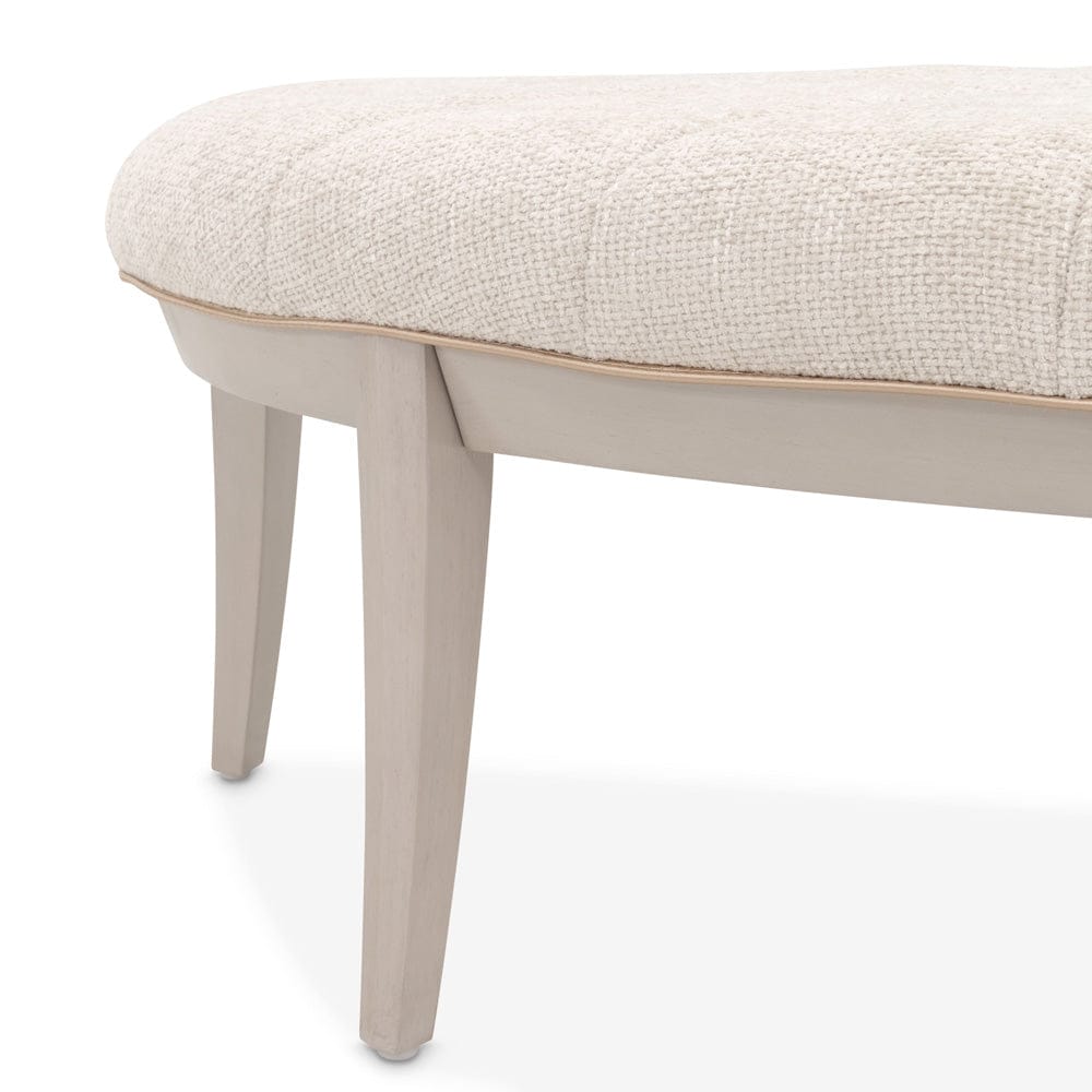 AICO by Michael Amini - Fantosini Bed Bench - Silver Mist - 9091904-823 view 6