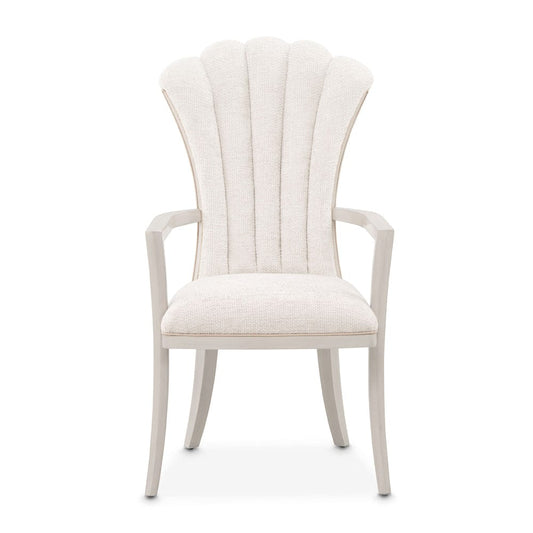 AICO by Michael Amini - Fantosini Dining Arm Chair, Set of 2 - Silver Mist - 9091004-823 view 2