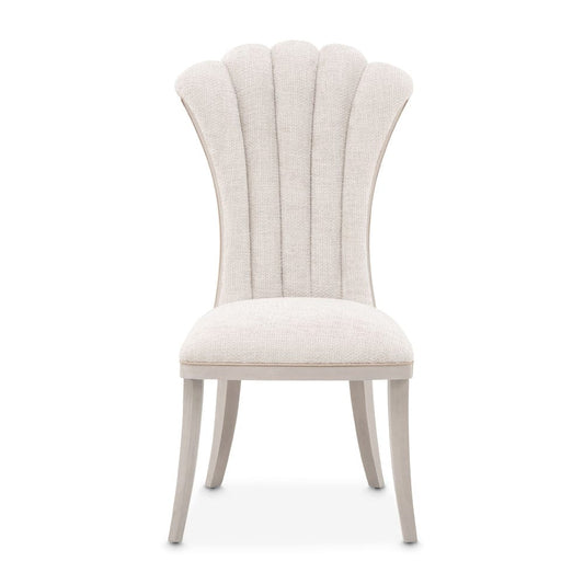 AICO by Michael Amini - Fantosini Dining Side Chair, Set of 2 - Silver Mist - 9091003-823 view 2