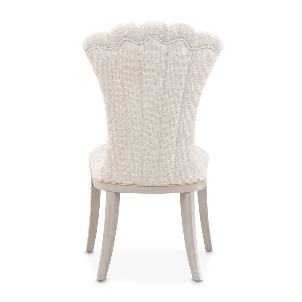 AICO by Michael Amini - Fantosini Dining Side Chair, Set of 2 - Silver Mist - 9091003-823 view 6