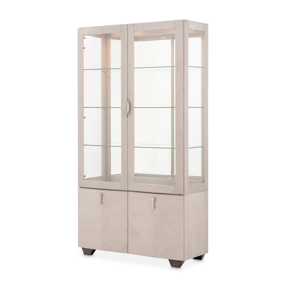 AICO by Michael Amini - Fantosini Display Cabinet - Silver Mist - 9091209-823 view 1