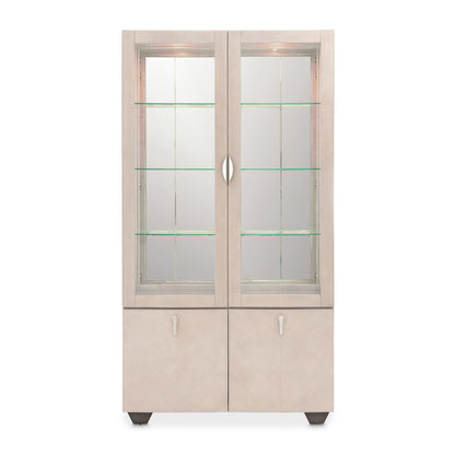 AICO by Michael Amini - Fantosini Display Cabinet - Silver Mist - 9091209-823 view 2