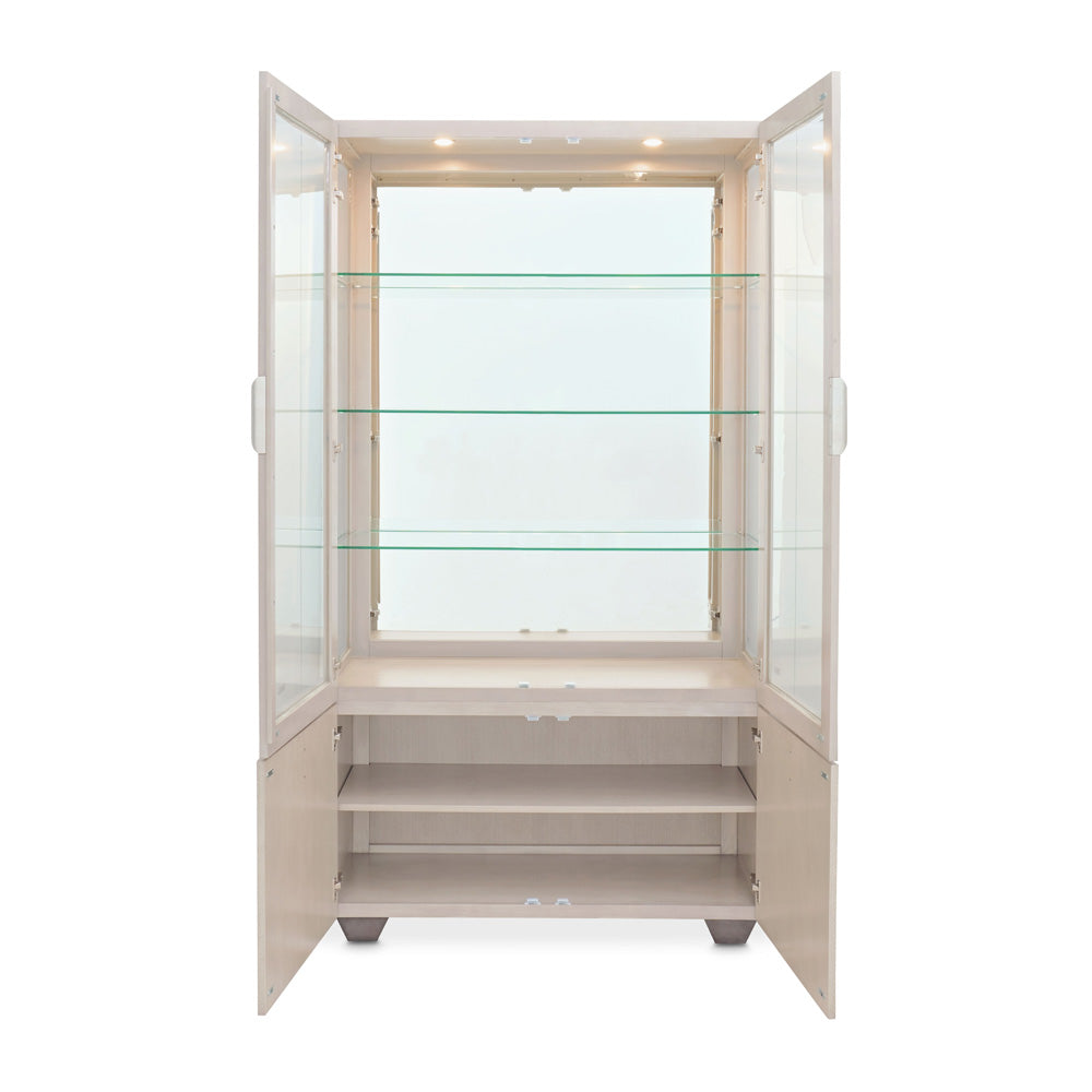AICO by Michael Amini - Fantosini Display Cabinet - Silver Mist - 9091209-823 view 4