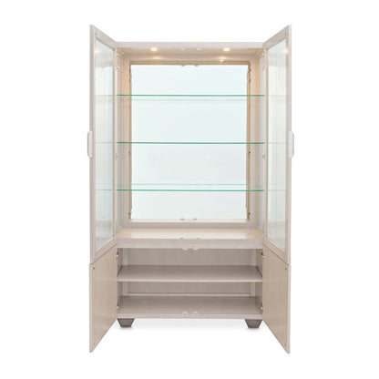 AICO by Michael Amini - Fantosini Display Cabinet - Silver Mist - 9091209-823 view 4