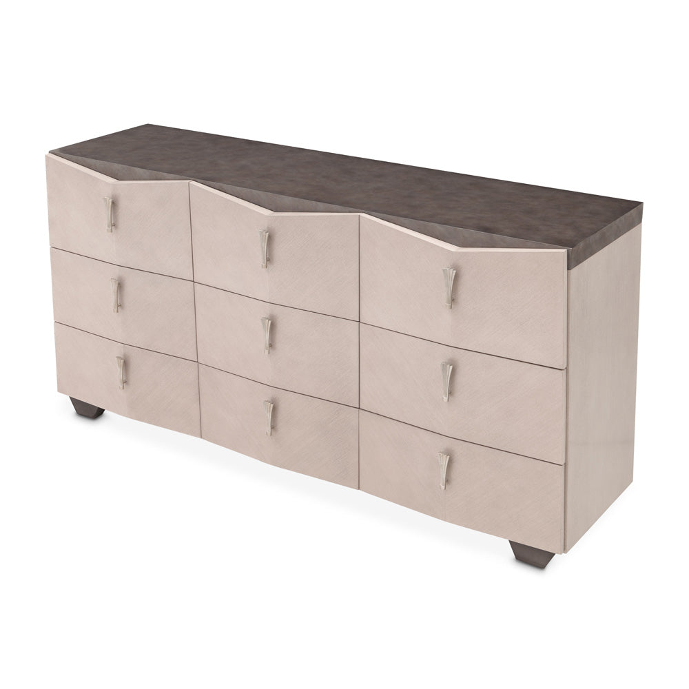 AICO by Michael Amini - Fantosini Dresser - Silver Mist - 9091050SA-823 view 3
