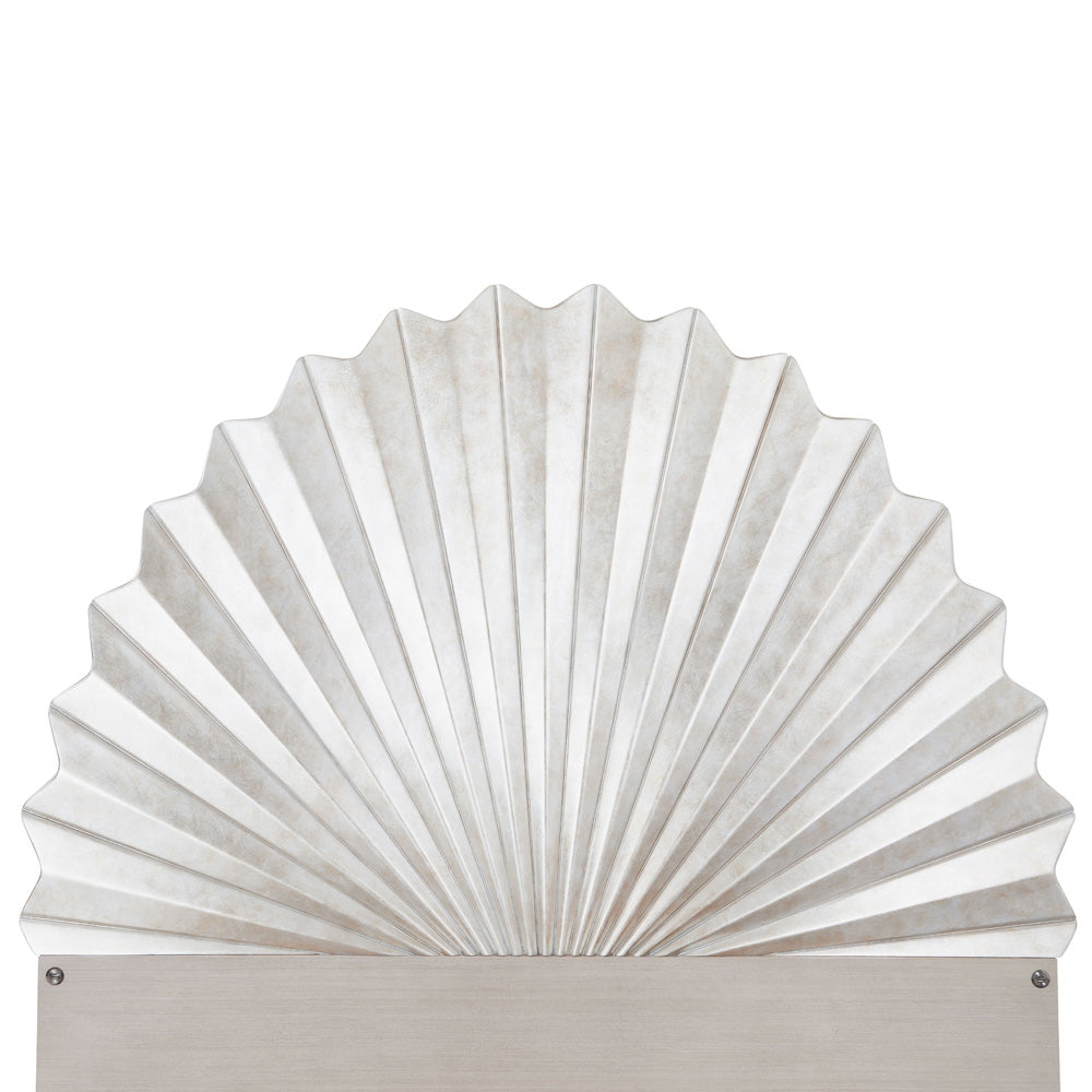 AICO by Michael Amini - Fantosini King Fan Bed - Silver Leaf - 9091000EK3-834 view 5