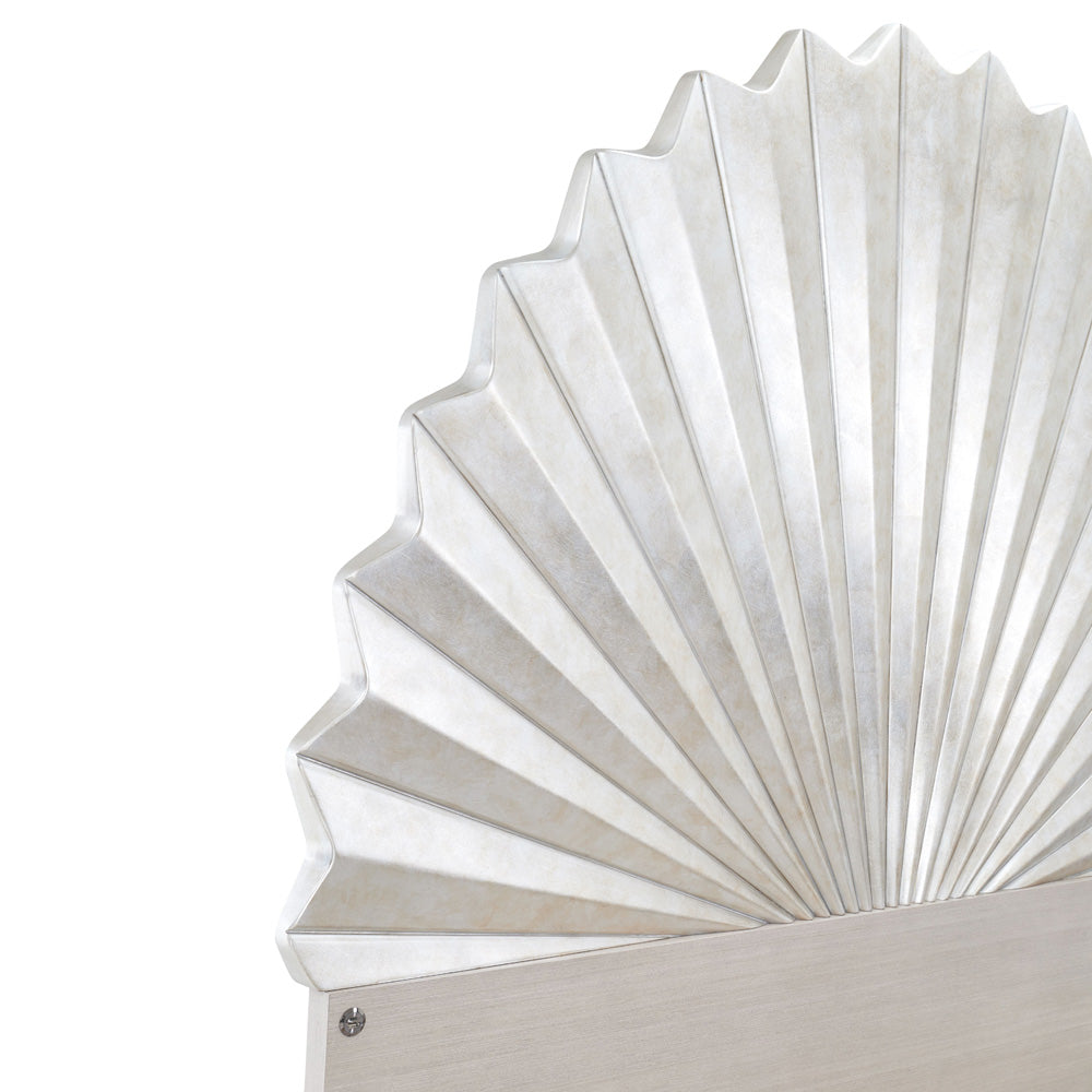 AICO by Michael Amini - Fantosini King Fan Bed - Silver Leaf - 9091000EK3-834 view 7