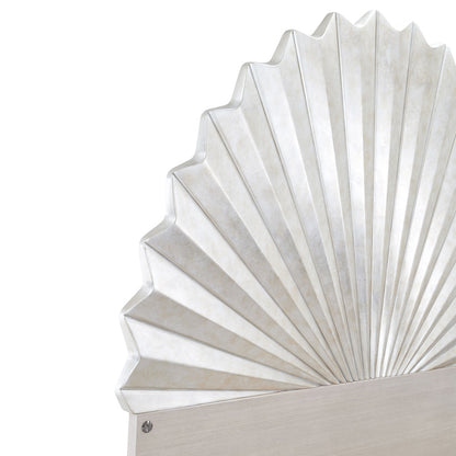 AICO by Michael Amini - Fantosini King Fan Bed - Silver Leaf - 9091000EK3-834 view 7