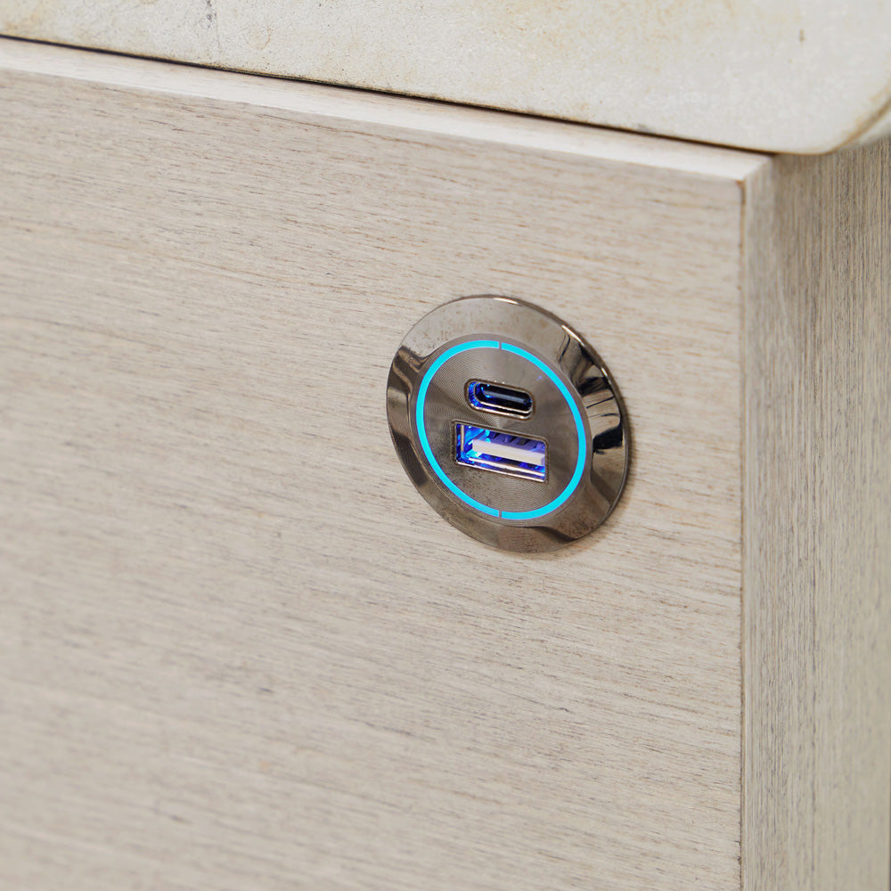 AICO by Michael Amini - Fantosini King Fan Bed - Silver Leaf - 9091000EK3-834 view 9