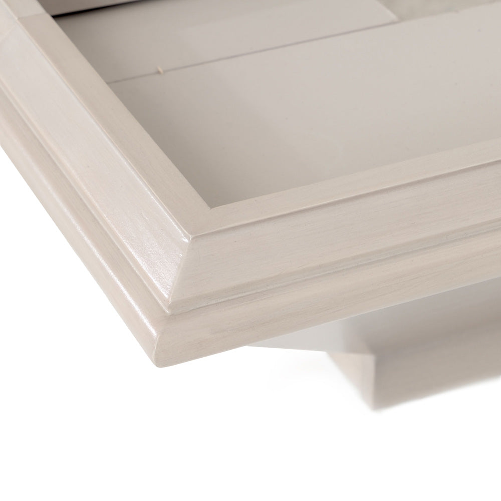 AICO by Michael Amini - Fantosini King Fan Bed - Silver Leaf - 9091000EK3-834 view 10