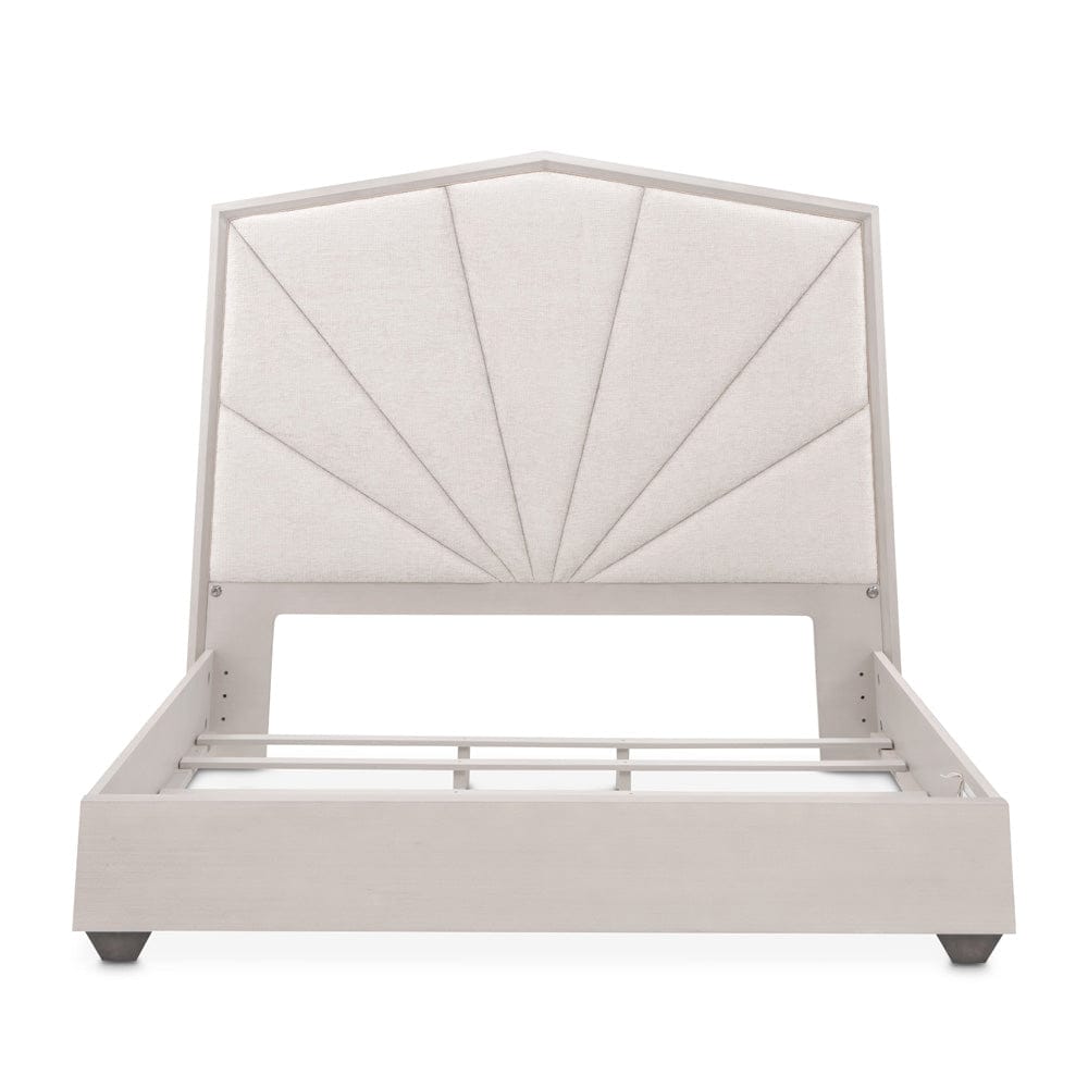 AICO by Michael Amini - Fantosini King Tufted Panel Bed - Silver Mist - 9091014EK3-823 view 3