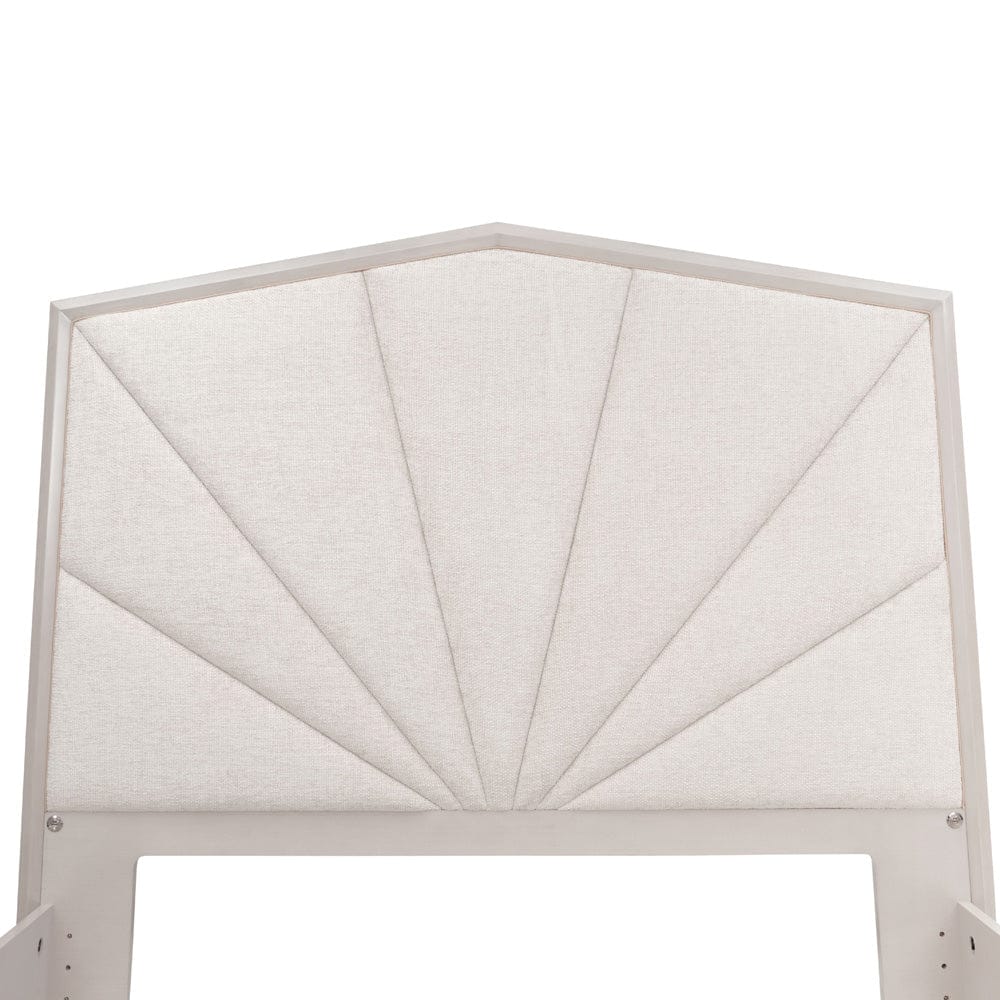 AICO by Michael Amini - Fantosini King Tufted Panel Bed - Silver Mist - 9091014EK3-823 view 6