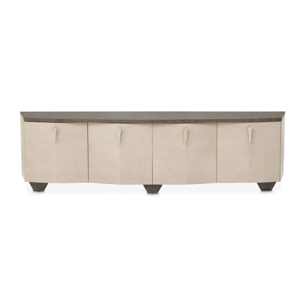 AICO by Michael Amini - Fantosini Media Cabinet - Silver Mist - 9091081-823 view 2