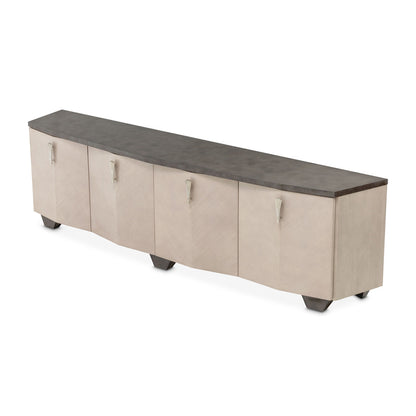 AICO by Michael Amini - Fantosini Media Cabinet - Silver Mist - 9091081-823 view 3