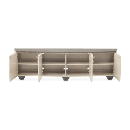 AICO by Michael Amini - Fantosini Media Cabinet - Silver Mist - 9091081-823 view 4
