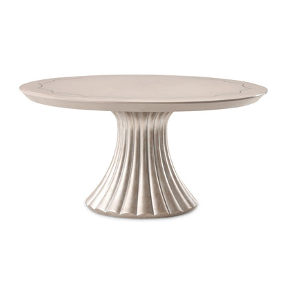 AICO by Michael Amini - Fantosini Round Dining Table - Silver - 9091001-823 view 1