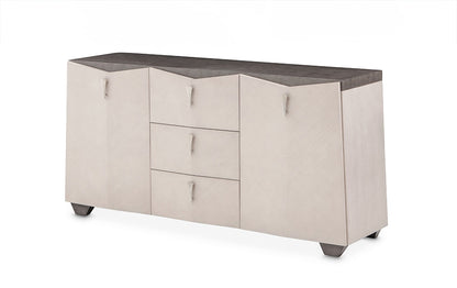 AICO by Michael Amini - Fantosini Sideboard with Mirror - Silver Mist - 9091007-260-823 view 2