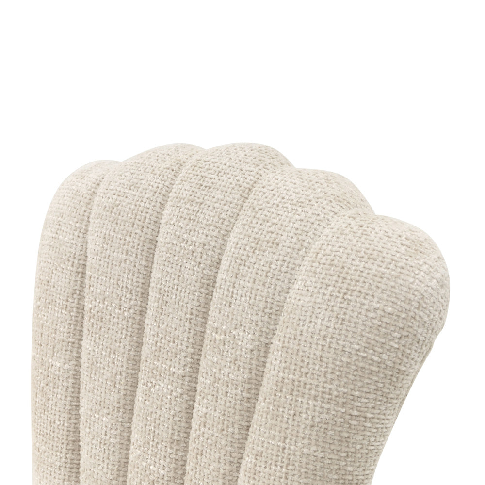 AICO by Michael Amini - Fantosini Vanity Chair - Silver Mist - 9091804-823 view 10