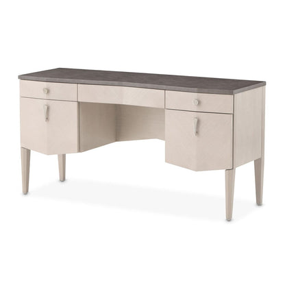 AICO by Michael Amini - Fantosini Vanity Desk - Silver Mist - 9091058-823 view 1