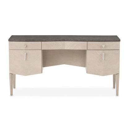 AICO by Michael Amini - Fantosini Vanity Desk - Silver Mist - 9091058-823 view 2