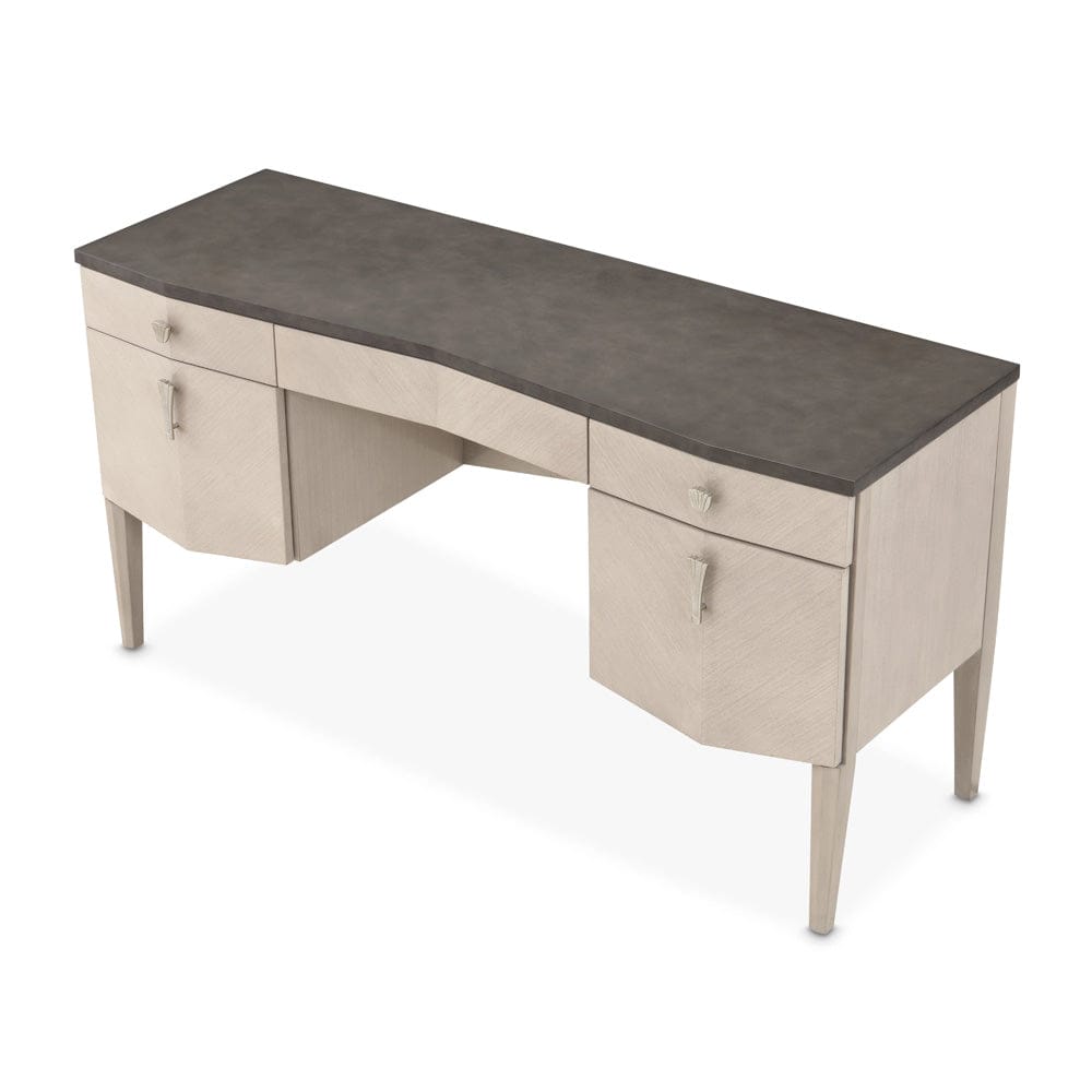 AICO by Michael Amini - Fantosini Vanity Desk - Silver Mist - 9091058-823 view 3