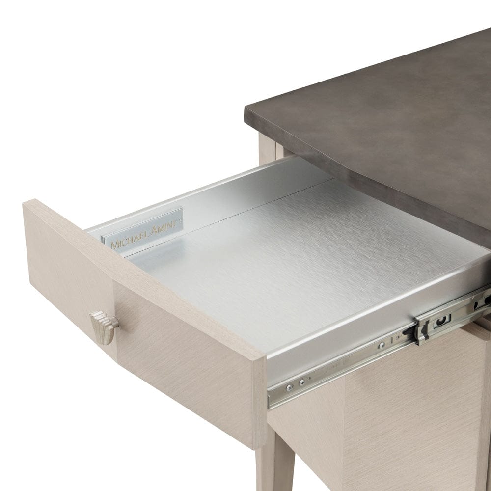 AICO by Michael Amini - Fantosini Vanity Desk - Silver Mist - 9091058-823 view 7