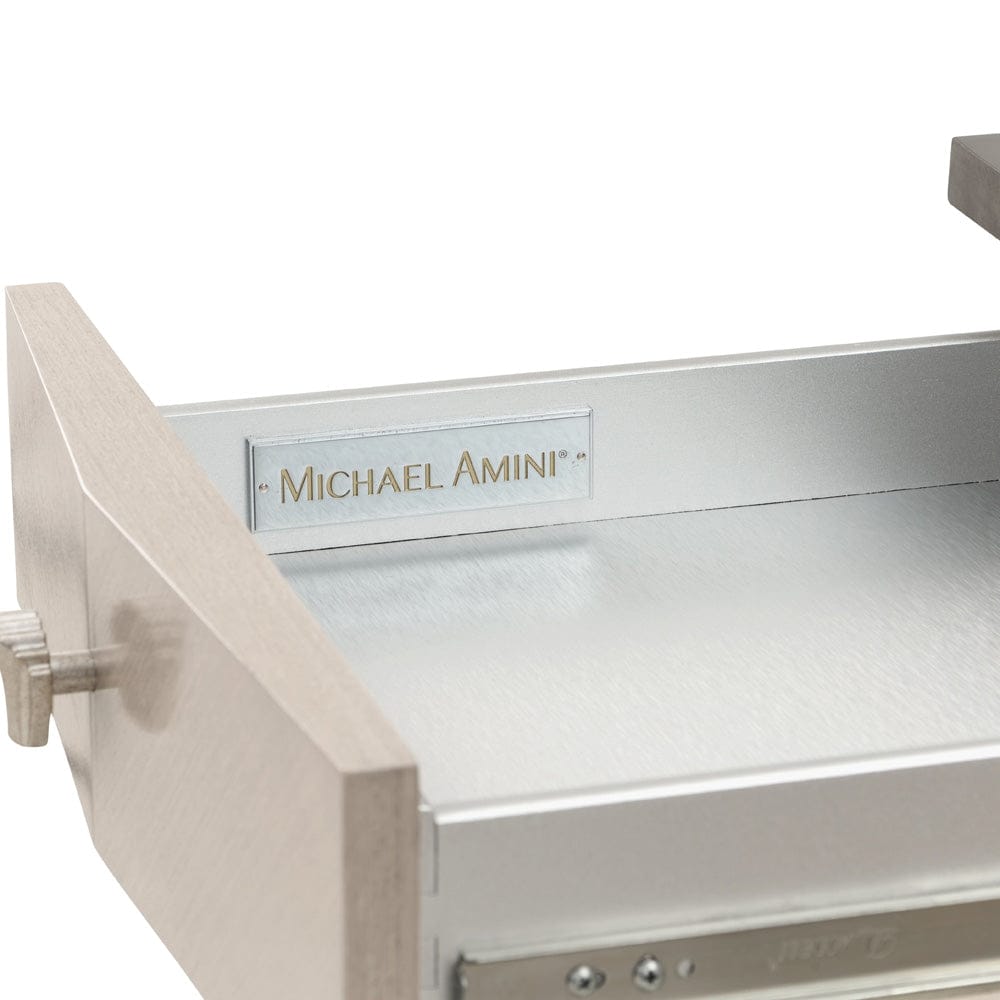 AICO by Michael Amini - Fantosini Vanity Desk - Silver Mist - 9091058-823 view 8