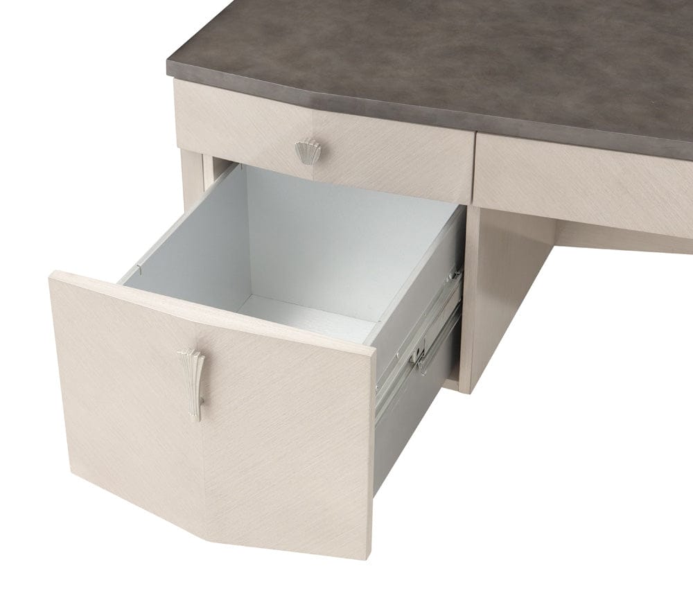 AICO by Michael Amini - Fantosini Vanity Desk - Silver Mist - 9091058-823 view 9