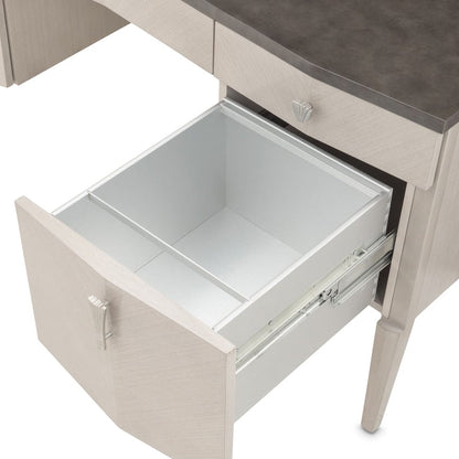 AICO by Michael Amini - Fantosini Vanity Desk - Silver Mist - 9091058-823 view 10
