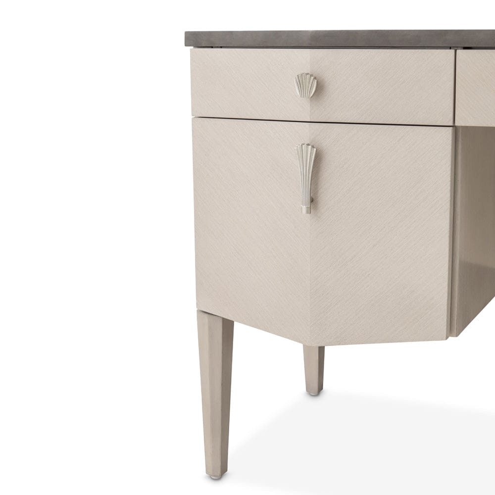 AICO by Michael Amini - Fantosini Vanity Desk - Silver Mist - 9091058-823 view 12