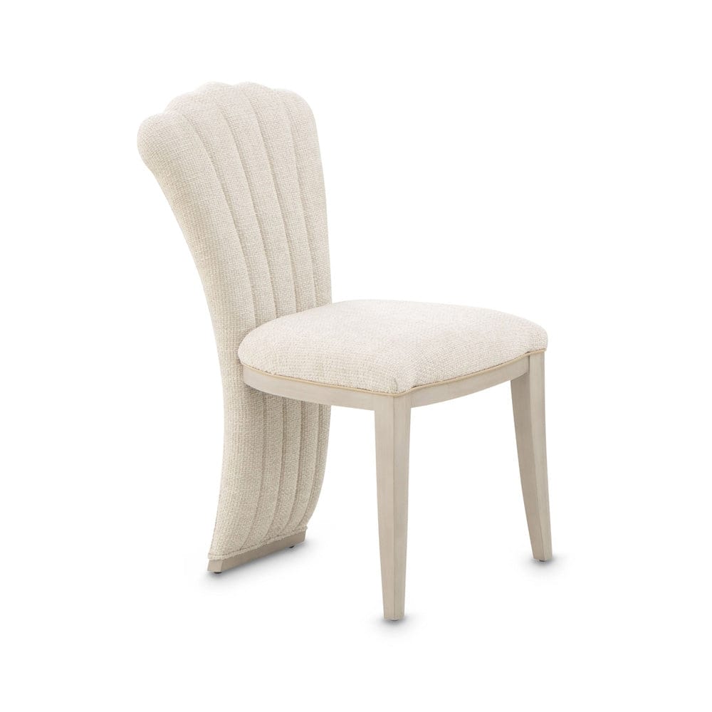 AICO by Michael Amini - Fantosini Vanity Set with Mirror & Chair - Silver Mist - 9091058VAN3-823 view 4