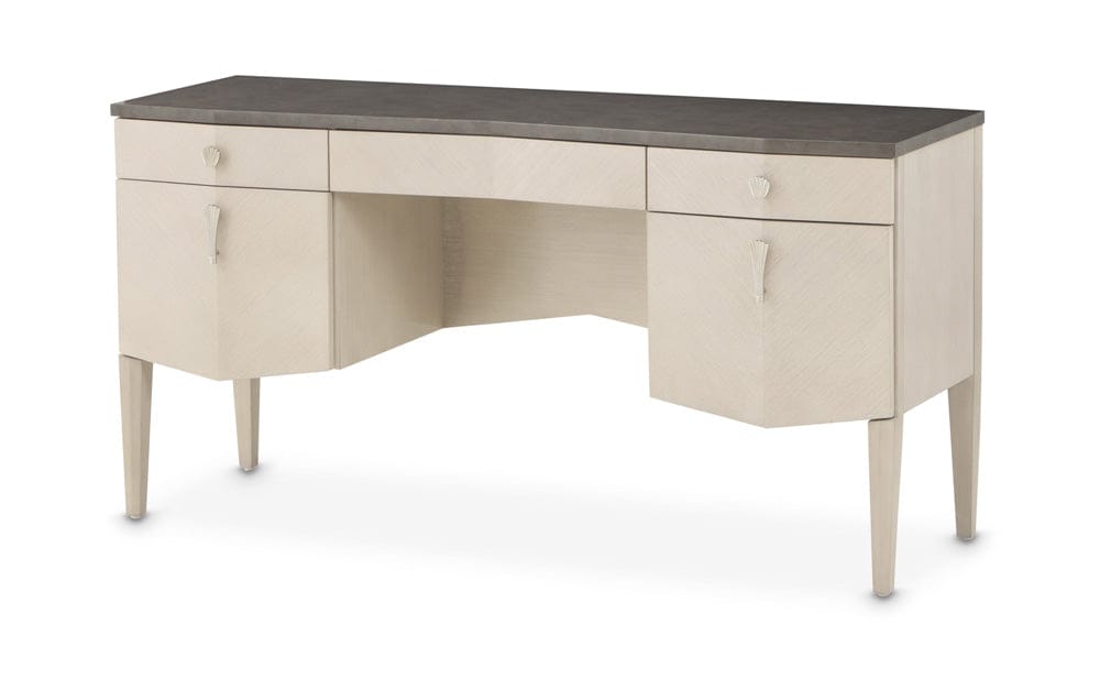 AICO by Michael Amini - Fantosini Vanity with Mirror - Silver Mist - 9091058VAN2-823 view 2