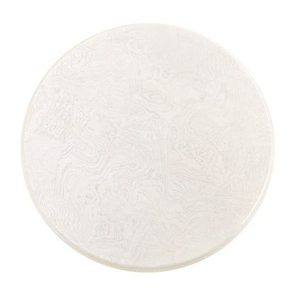 AICO by Michael Amini - La Terrazza 54" Round Dining Table - Creamy Pearl - 9092301-112 view 3