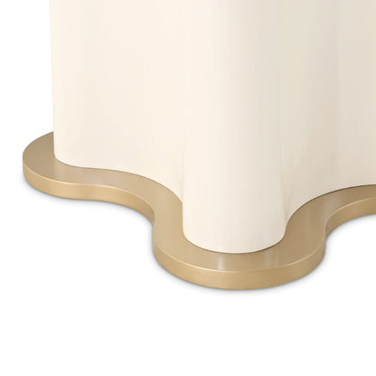 AICO by Michael Amini - La Terrazza 54" Round Dining Table - Creamy Pearl - 9092301-112 view 4