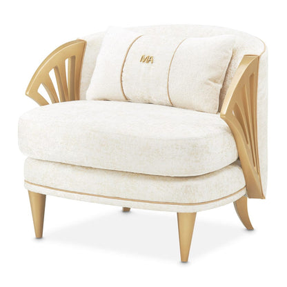 AICO by Michael Amini - La Terrazza Accent Chair - Starlight/Light Champagne - 9092834-STRLT-124 view 1