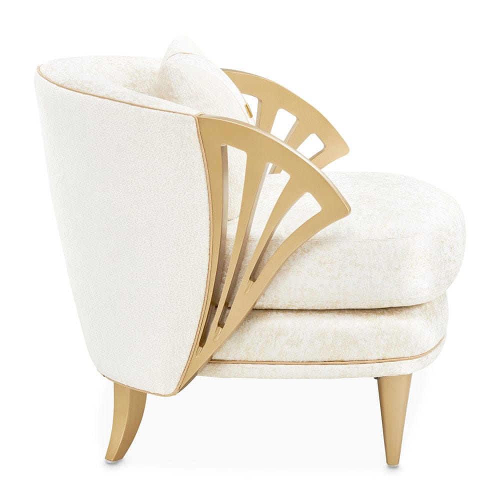 AICO by Michael Amini - La Terrazza Accent Chair - Starlight/Light Champagne - 9092834-STRLT-124 view 4
