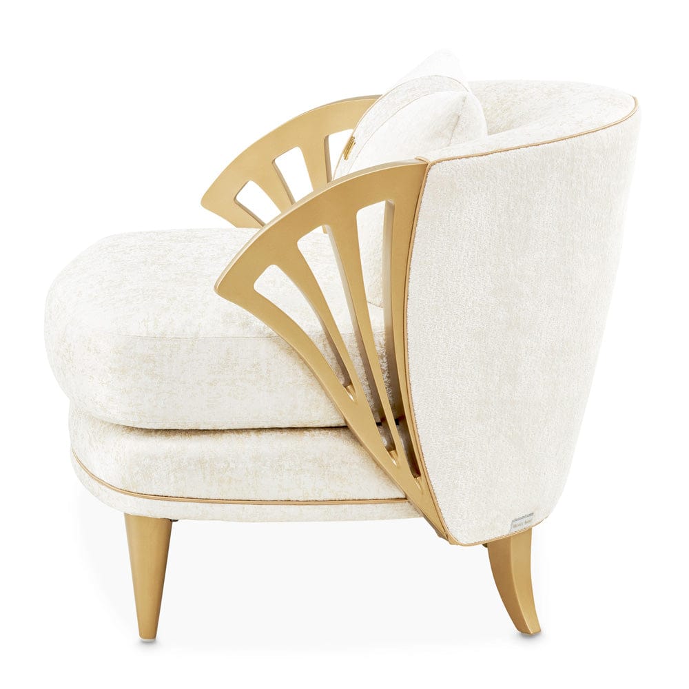 AICO by Michael Amini - La Terrazza Accent Chair - Starlight/Light Champagne - 9092834-STRLT-124 view 9
